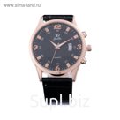 Часы наручные мужские "Yuedu" с датой d=4.2 см, микс