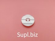 Пуговица пластик 2х прокол. арт.  ВР 13 перламутровая