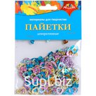 Материал декоративный Апплика "Пайетки. Сердечки", ассорти