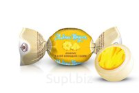 Pineapple in chocolate (white chocolate) coating