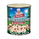 Шампиньоны резаные (масса осн.продукта - 1 930 гр.) (Китай) Знаток HoReCa 2 840 гр.