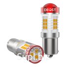 Автолампы Светодиодные S25 P21w Amber Ba15s 12-24V DEQST арт. 241002