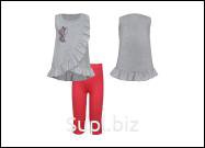 Комплект джемпер+брюки(лосины) для девочки Артикул: 02-61-4.