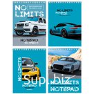 Блокнот А5 40л. на гребне BG "No limits"