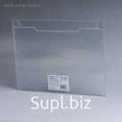Подставка для рекламных материалов А4, горизонтальная, 297 х 210 мм, настенная, оргстекло, в защитной плёнке