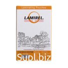 Пленка для ламинирования A8 54х86 мм, 125 мкм, 100 штук, глянцевые, Lamirel
