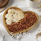 Блюдо для подачи Доляна «Цветение», d=27 см, бамбук