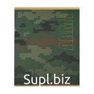 "SVETOCH" Notebook "Camouflage" (SVT_481321_01 dark green; SVT_481321_02 grey; SVT_481321_05 khaki; SVT_481321_04 beige; SVT_481321_03 blue) A5 48 l. on a bracket , whiteness 90 % . cell