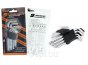 Набор шестигранников (звездочек TORX) 9пр. короткие CrV блистер (36/72)