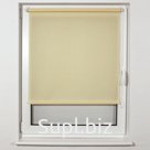Штора рулонная BRABIX 50×175 см, текстура - лён, защита 55-85%, 200 г/м2, кремовый S-21, 605973