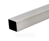 Трубы нержавеющие электросварные ЭСВ квадратные 90х2 шлиф имп ASTM A554, длина 6 м, марка AISI 304 (08Х18Н10)