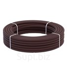 Труба гофрированная из нержавеющей стали SS304 Stahlmann PT 32А, коричневая, 10м