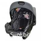 Автокресло 0-13кг Nania ANIMALS BEONE SP+ ZEBRE BLACK черное