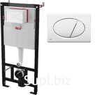 Sadromodul AM101/1120-3:1 RS M70-001 для унитаза с Белой клавишей смыва Alcaplast