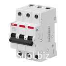 Выключатель автоматический ABB, 3P, 40A, C, 4,5кА, BMS413C40