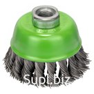 Щетка чашечная 75 мм (для УШМ, М14, витая нерж.) BOSCH 2608622060