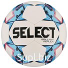 Мяч футбольный SELECT Brillant Replica, размер 5, 32 панели, ПВХ, машинная сшивка, цвет белый/голубой