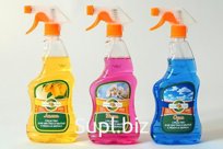 Cleaner for the glass
