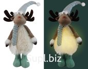 Standing Deer Table Lamp. Color: mint. Size: 25x14x61 cm. Powered by 3xAAA batteries*.