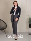 Костюм двухцветный WE ARE FAMILY сине-серый. Артикул: АРК006-2021-070