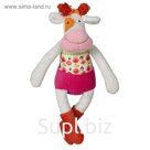 Мягкая игрушка Ebulobo «Коровка Молли» с погремушкой внутри