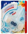 Освежитель - Блистер WC "Свежинка" Color Fresh Голубая вода (Море)