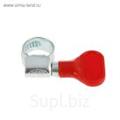 Хомут червячный с ключом MGF, диаметр 8-12 мм, оцинкованный