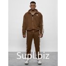 Спортивный костюм мужской, размер 50, цвет коричневый