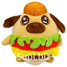Игрушка мягкая Funky Toys «Мопс-бургер»
