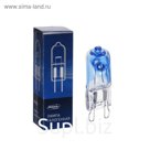 Лампа галогенная Luazon Lighting, G9, 60 Вт, 220 В супер белая
