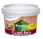 Шпатлевка-шпаклевка по дереву махагон PREMIA, банка 0,4 кг