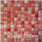 Стеклянная плитка sputter-red-081