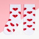 Носки детские KAFTAN «Сердечки», размер 16-18, белые