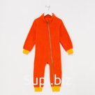 Комбинезон для девочки, цвет оранжевый, рост 86-92 см