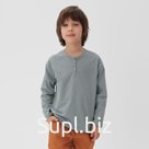 Лонгслив детский KAFTAN, размер 30 (98-104 см), серый