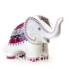 Pink spotted elephant