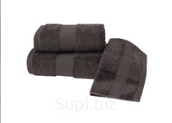Soft cotton DELUXE полотенце кофейный Турция 50х100см, оптом