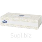 Салфетки бумажные для лица Tork "Premium" 2-слойные, 20,8*20, белые, ультрамягкие,с хлопком, 100шт.