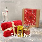 Подарочный набор «Все желания сбудутся»: чай 50г., плед 70 х 100, свеча