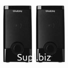 Колонки компьютерные SVEN 318, 2.0, 2×2,5 Вт, пластик, черные, SV-015176