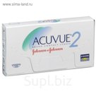Контактные линзы Acuvue 2, 2/8,7, в наборе 6шт