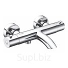 Смеситель для ванны WasserKraft Berkel 4811 Thermo, двухвентильный, термостат, хром