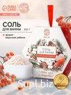 Соль для ванны, аромат морозная рябина, 300 г, URAL LAB