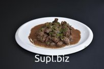 Оленина тушеная с бульоном