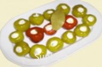Сладкий пикантный перец зеленый ПЕППЕЛИНО с начинкой из сыра\Sweet picant pepper Green PEPELLINO filled with cheese 160 гр Пастеризованный