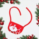 Воротник для животных новогодний «Санта», красный