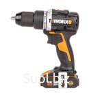 Дрель-шуруповерт ударная аккумуляторная WORX WX352, 20 В, 60 Нм, 2x2 Ач, кейс