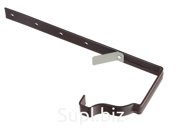 Держатель желоба из металла Металлопрофиль,  квадратная Толщина: 4.0 120х86