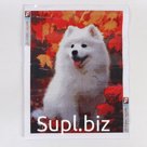 Алмазная вышивка полное заполнение "Собачка", 30*40 см, на холсте