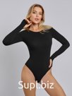 Боди женское  с длинным рукавом, с 40р-по 52р